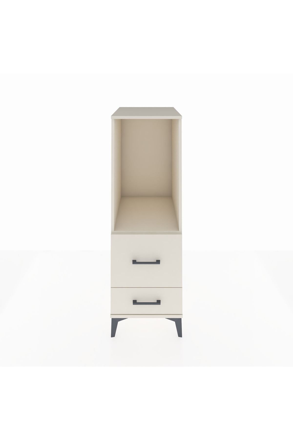 Kronos Dolap Tek Raflı 2 Çekmeceli 44x59x134 Aytaşı-Aytaşı