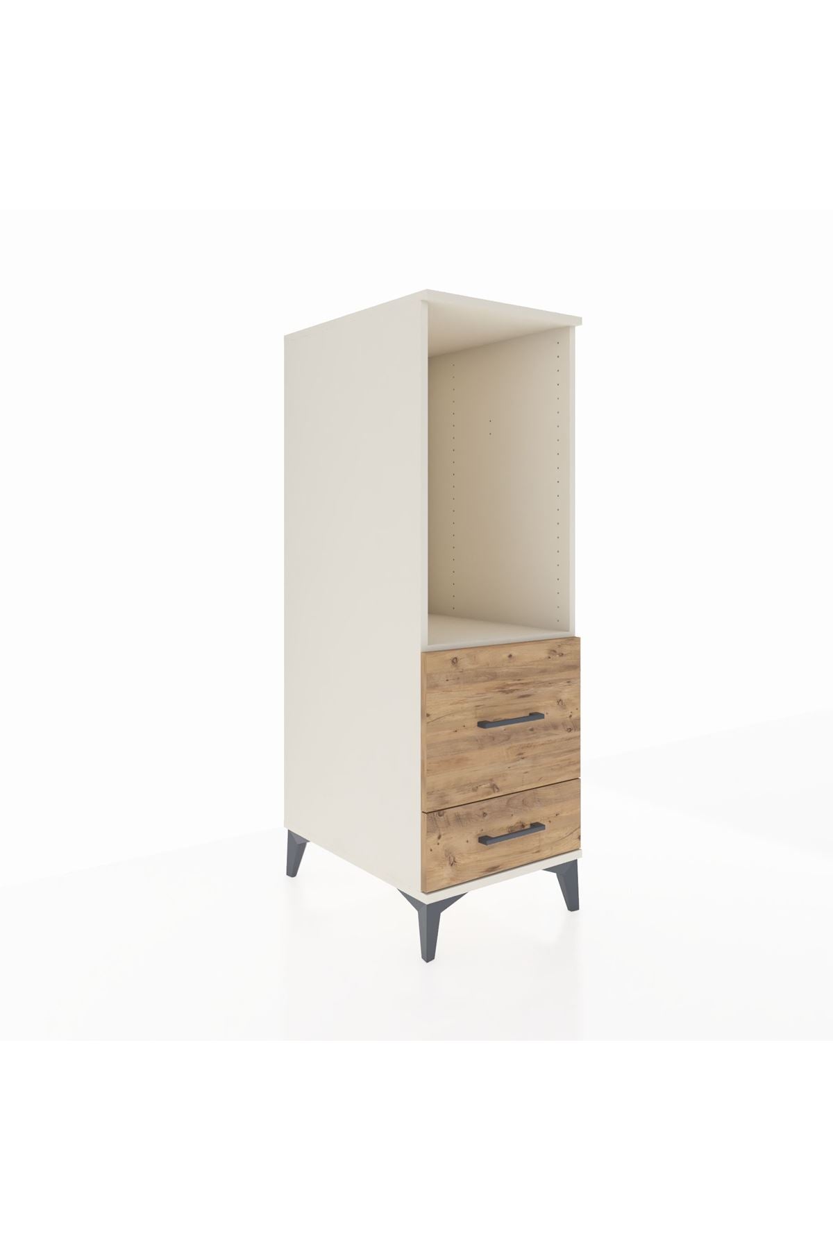 Kronos Dolap Tek Raflı 2 Çekmeceli 44x59x134 Aytaşı-Çam