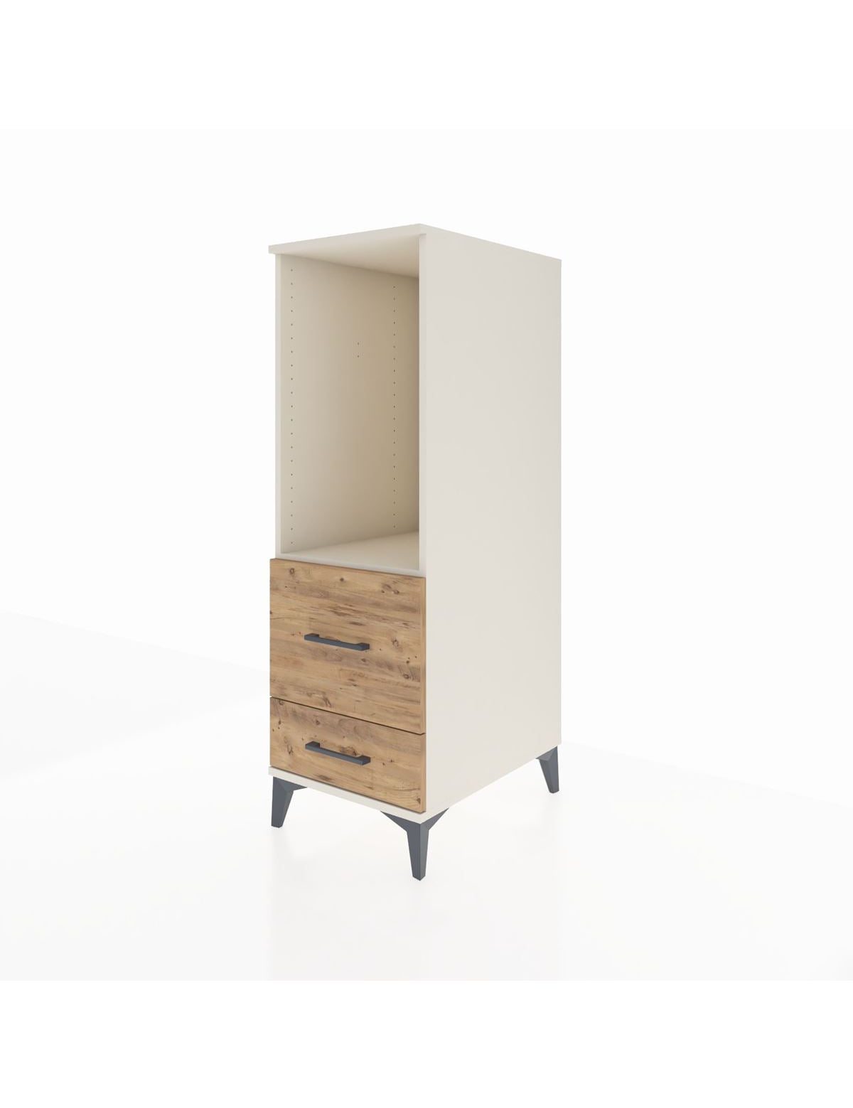 Kronos Dolap Tek Raflı 2 Çekmeceli 44x59x134 - S82M079V3C