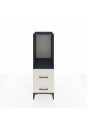 Kronos Dolap Tek Raflı 2 Çekmeceli 44x59x134 Antrasit-Aytaşı