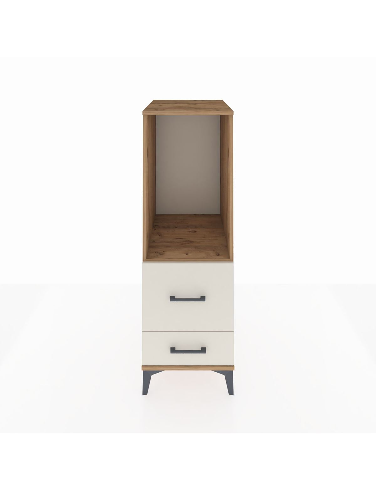 Kronos Dolap Tek Raflı 2 Çekmeceli 44x59x134 Çam-Aytaşı