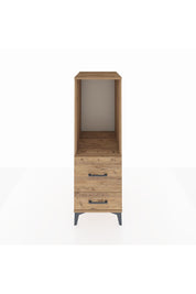 Kronos Dolap Tek Raflı 2 Çekmeceli 44x59x134 Çam-Çam