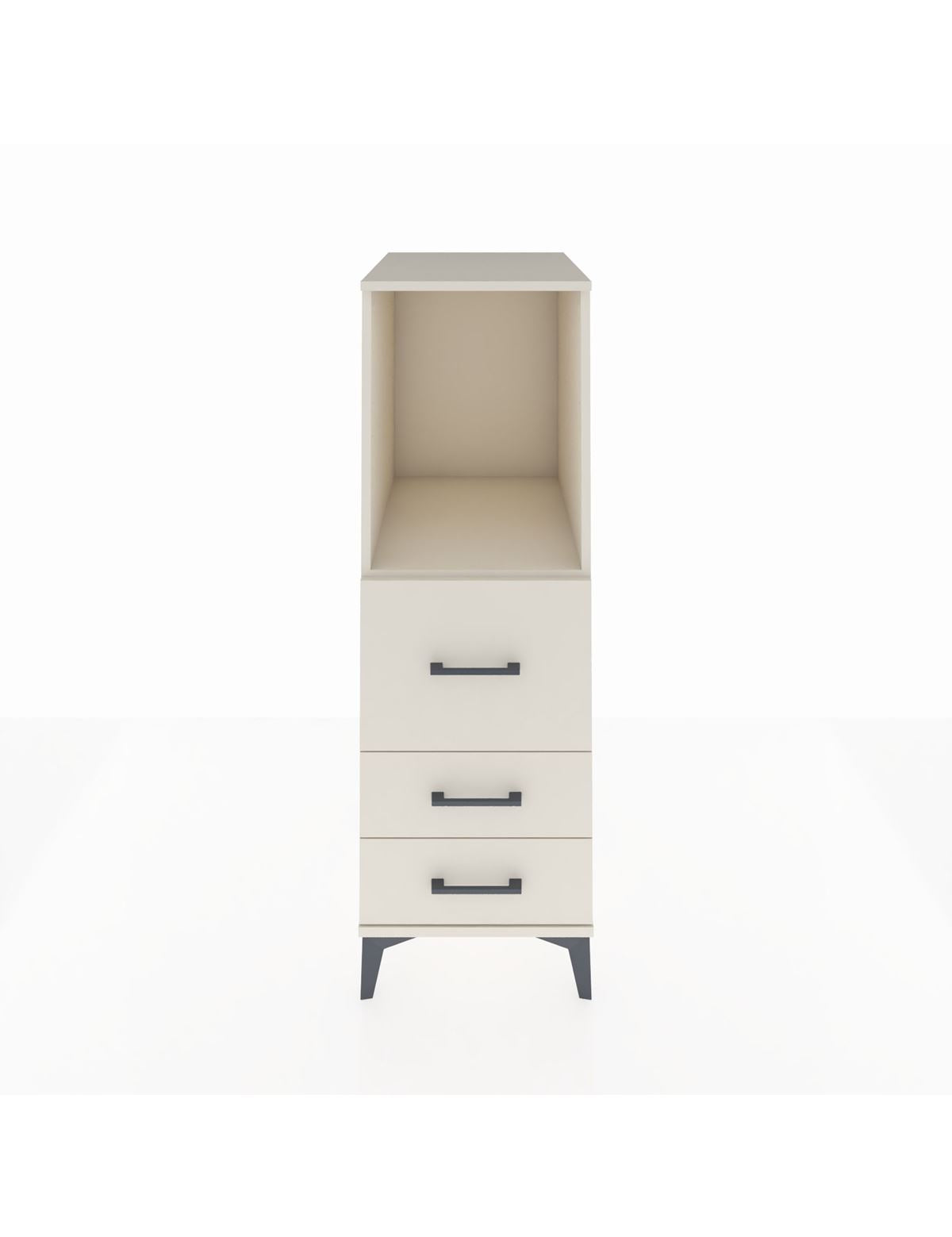 Kronos Dolap Tek Raflı 3 Çekmeceli 44x59x134 Aytaşı-Aytaşı