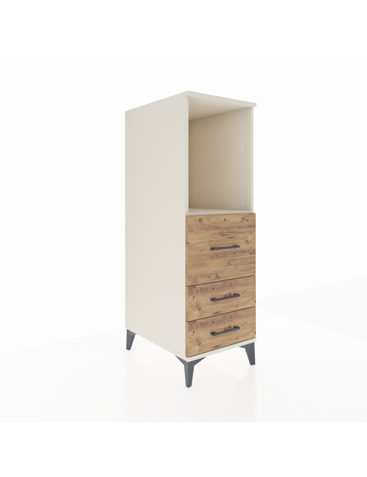 Kronos Dolap Tek Raflı 3 Çekmeceli 44x59x134 Aytaşı-Çam