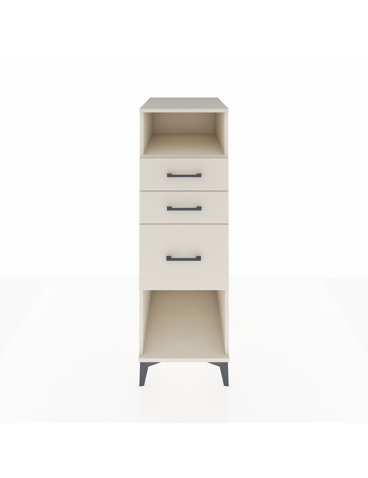 Kronos Dolap Tek Raflı 3 Çekmeceli 44x59x134 Aytaşı-Aytaşı