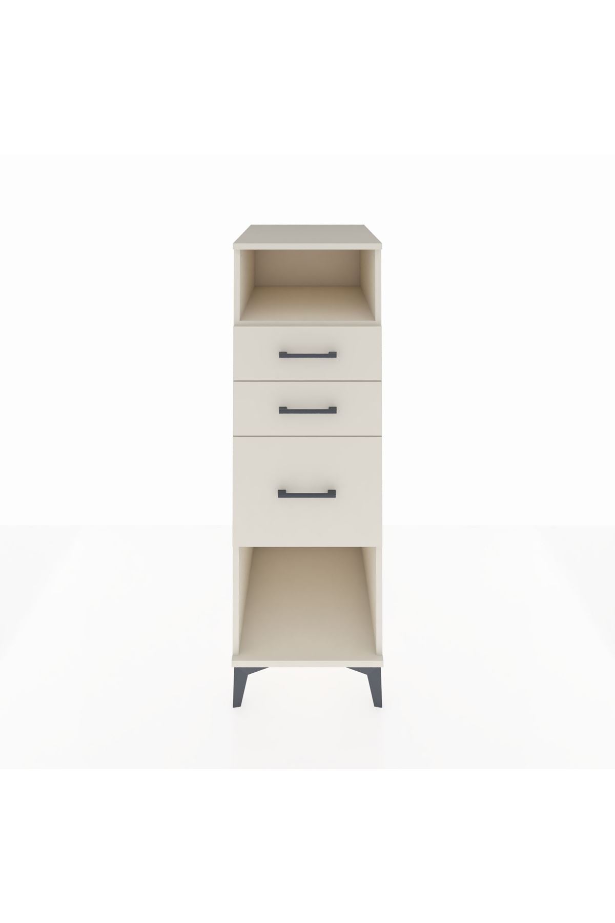 Kronos Dolap Tek Raflı 3 Çekmeceli 44x59x134 Aytaşı-Aytaşı