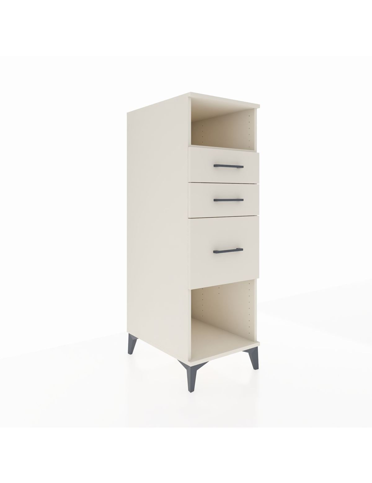 Kronos Dolap Tek Raflı 3 Çekmeceli 44x59x134 Aytaşı-Aytaşı