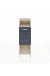 Kronos Dolap Tek Raflı 3 Çekmeceli 44x59x134 Aytaşı-Antrasit