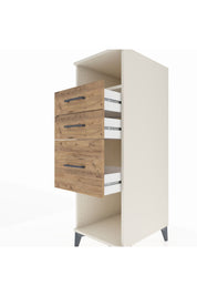 Kronos Dolap Tek Raflı 3 Çekmeceli 44x59x134 Aytaşı-Çam
