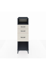 Kronos Dolap Tek Raflı 3 Çekmeceli 44x59x134 Antrasit-Aytaşı