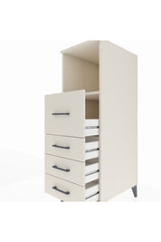 Kronos Dolap Tek Raflı 4 Çekmeceli 44x59x134 Aytaşı-Aytaşı