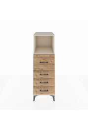 Kronos Dolap Tek Raflı 4 Çekmeceli 44x59x134 Aytaşı-Çam