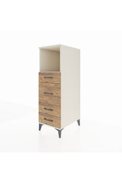Kronos Dolap Tek Raflı 4 Çekmeceli 44x59x134 Aytaşı-Çam