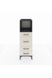 Kronos Dolap Tek Raflı 4 Çekmeceli 44x59x134 Antrasit-Aytaşı