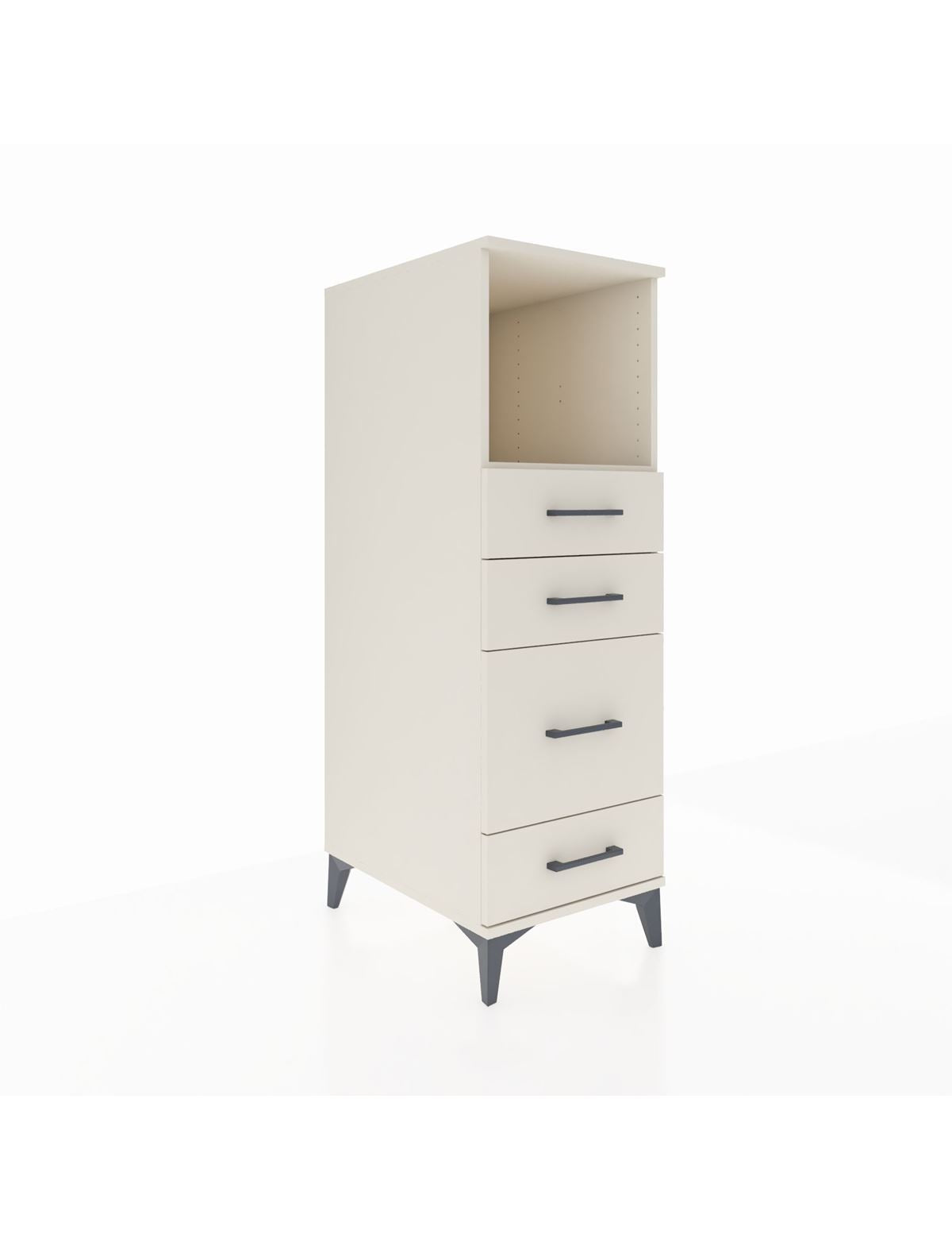 Kronos Dolap Tek Raflı 4 Çekmeceli 44x59x134 Aytaşı-Aytaşı