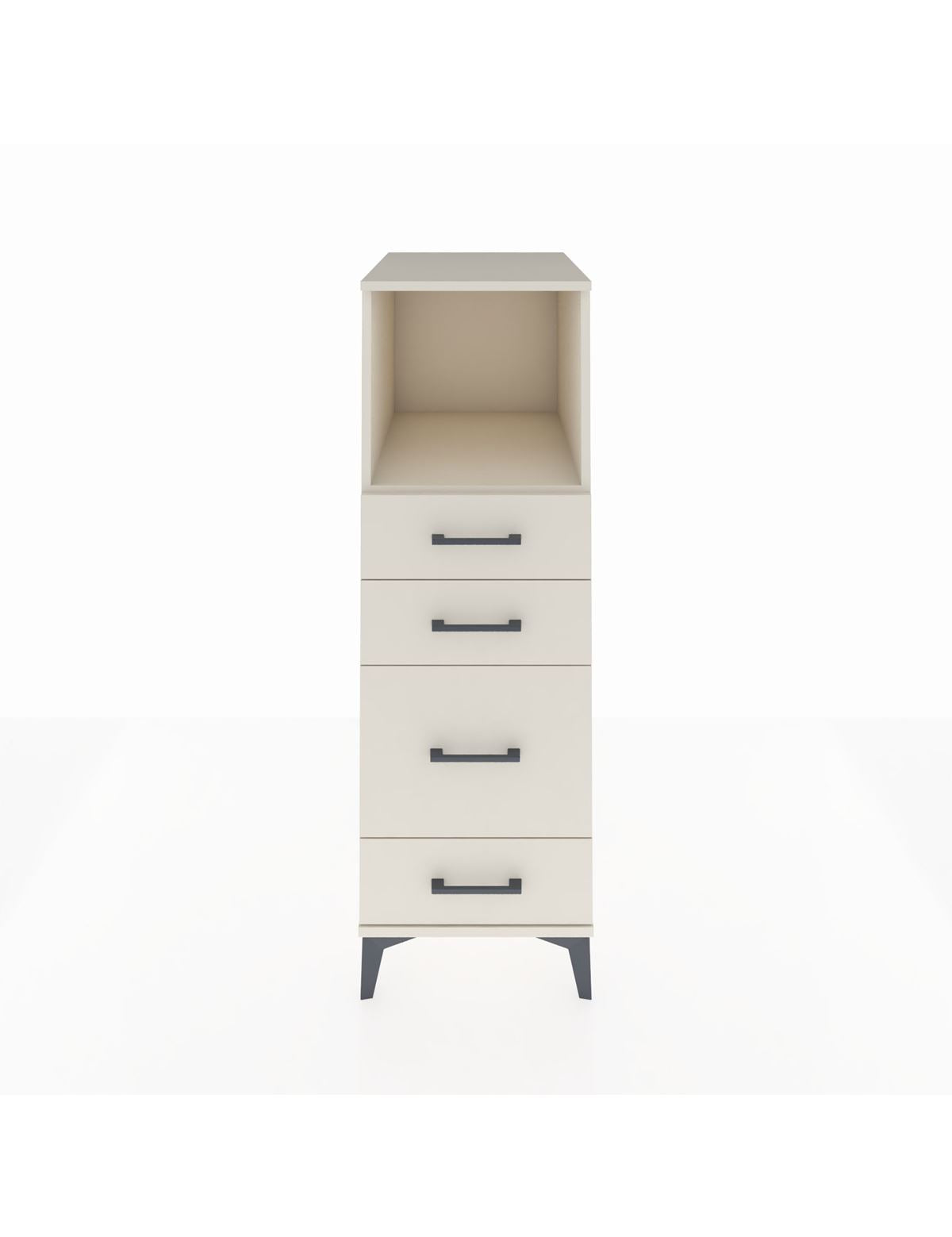 Kronos Dolap Tek Raflı 4 Çekmeceli 44x59x134 Aytaşı-Aytaşı