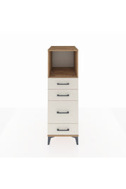 Kronos Dolap Tek Raflı 4 Çekmeceli 44x59x134 Çam-Aytaşı