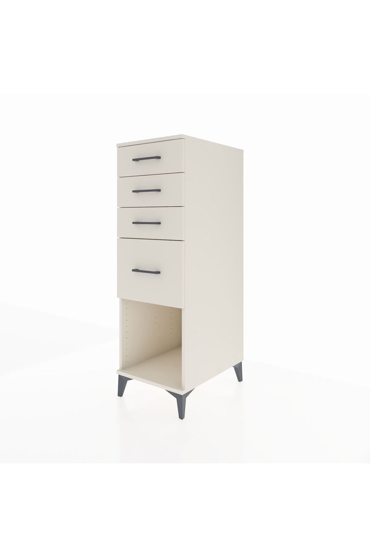 Kronos Dolap 4 Çekmeceli 44x59x134 Aytaşı-Aytaşı