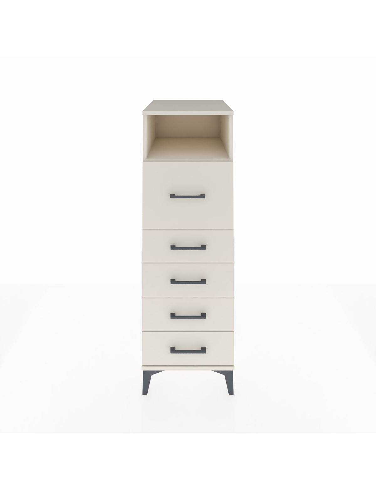 Kronos Dolap Tek Raflı 5 Çekmeceli 44x59x134 Aytaşı-Aytaşı