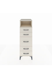 Kronos Dolap Tek Raflı 5 Çekmeceli 44x59x134 Aytaşı-Aytaşı