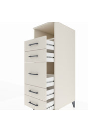 Kronos Dolap Tek Raflı 5 Çekmeceli 44x59x134 Aytaşı-Aytaşı