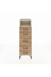 Kronos Dolap Tek Raflı 5 Çekmeceli 44x59x134 Aytaşı-Çam