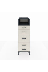 Kronos Dolap Tek Raflı 5 Çekmeceli 44x59x134