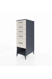 Kronos Dolap 5 Çekmeceli 44x59x134 Antrasit-Aytaşı