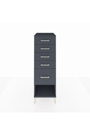 Kronos Dolap 5 Çekmeceli 44x59x134 Antrasit-Antrasit