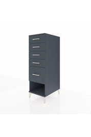 Kronos Dolap 5 Çekmeceli 44x59x134 Antrasit-Antrasit