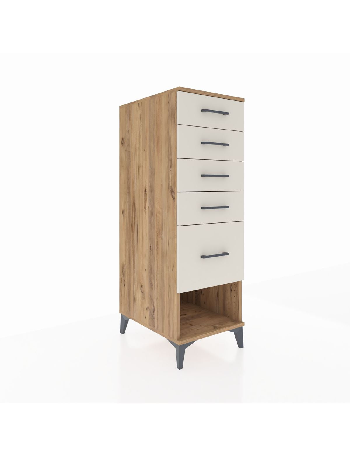 Kronos Dolap 5 Çekmeceli 44x59x134 Çam-Aytaşı