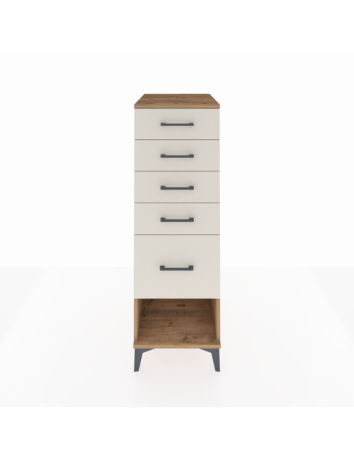 Kronos Dolap 5 Çekmeceli 44x59x134 Çam-Aytaşı