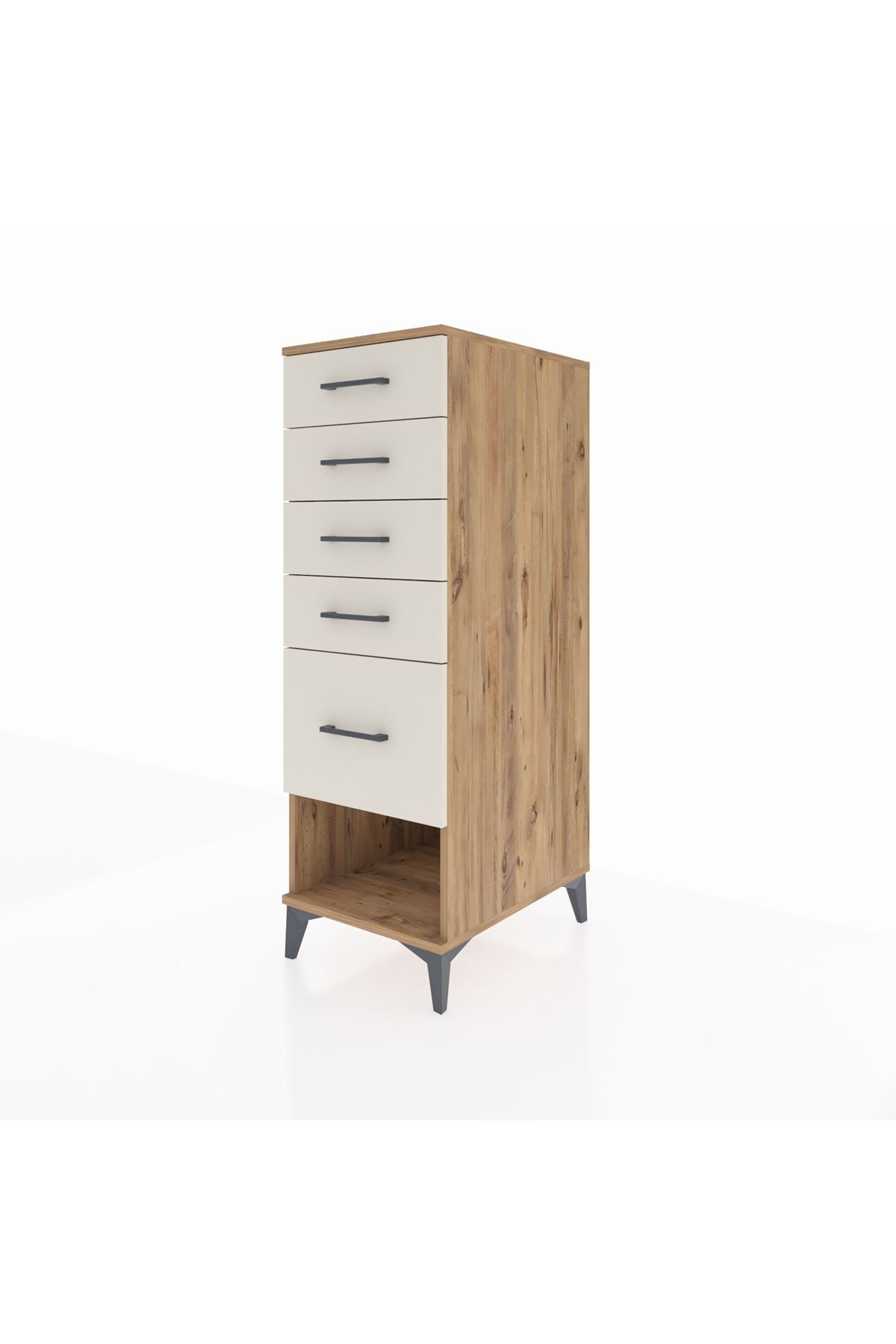 Kronos Dolap 5 Çekmeceli 44x59x134 Çam-Aytaşı