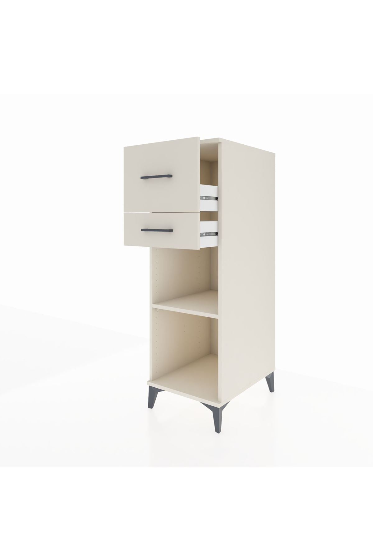 Kronos Dolap Tek Raflı 2 Çekmeceli 44x59x134 Aytaşı-Aytaşı