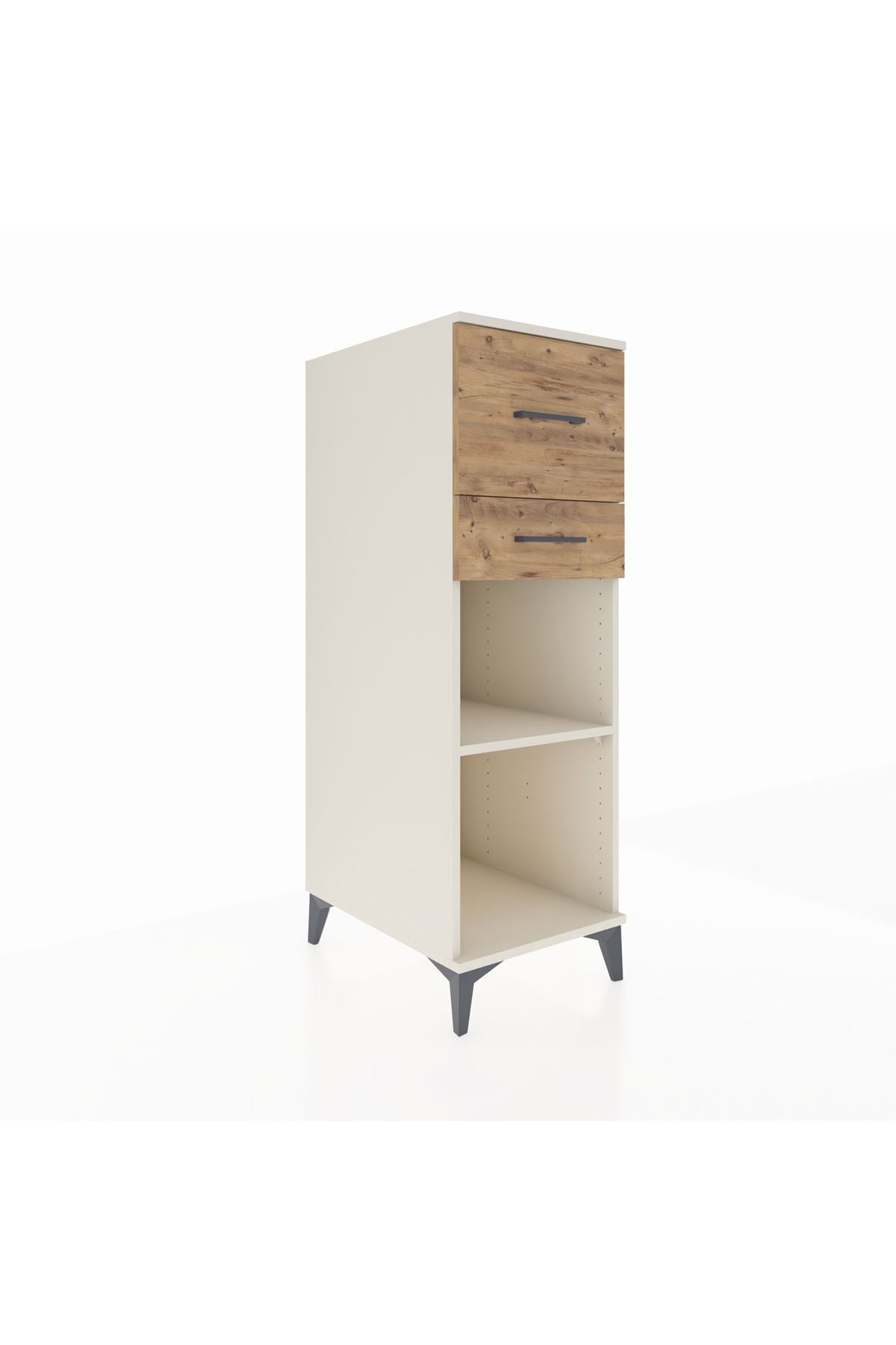 Kronos Dolap Tek Raflı 2 Çekmeceli 44x59x134 Aytaşı-Çam