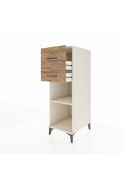 Kronos Dolap Tek Raflı 2 Çekmeceli 44x59x134 Aytaşı-Çam