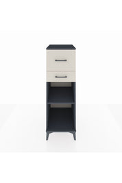 Kronos Dolap Tek Raflı 2 Çekmeceli 44x59x134 Antrasit-Aytaşı