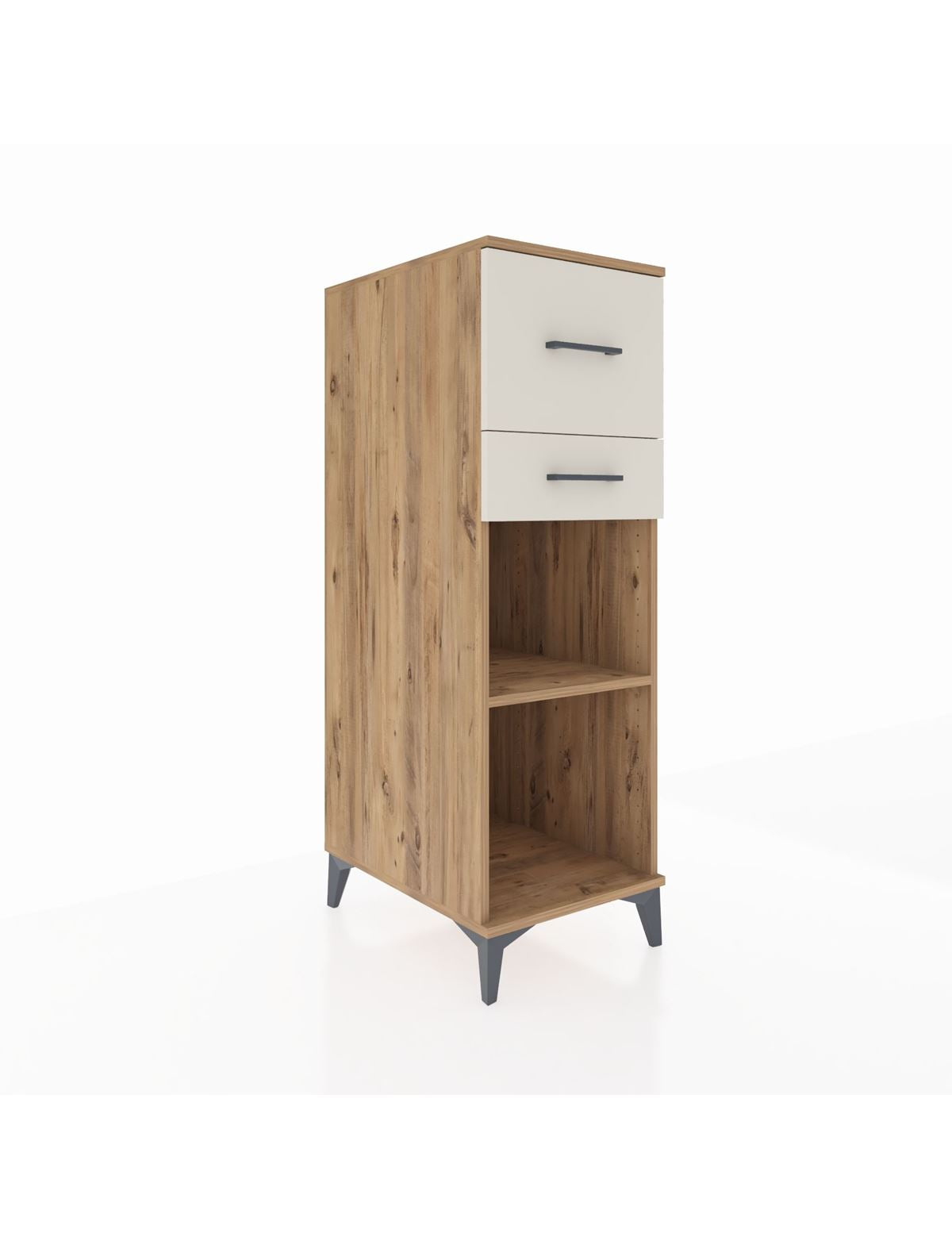 Kronos Dolap Tek Raflı 2 Çekmeceli 44x59x134 Çam-Aytaşı