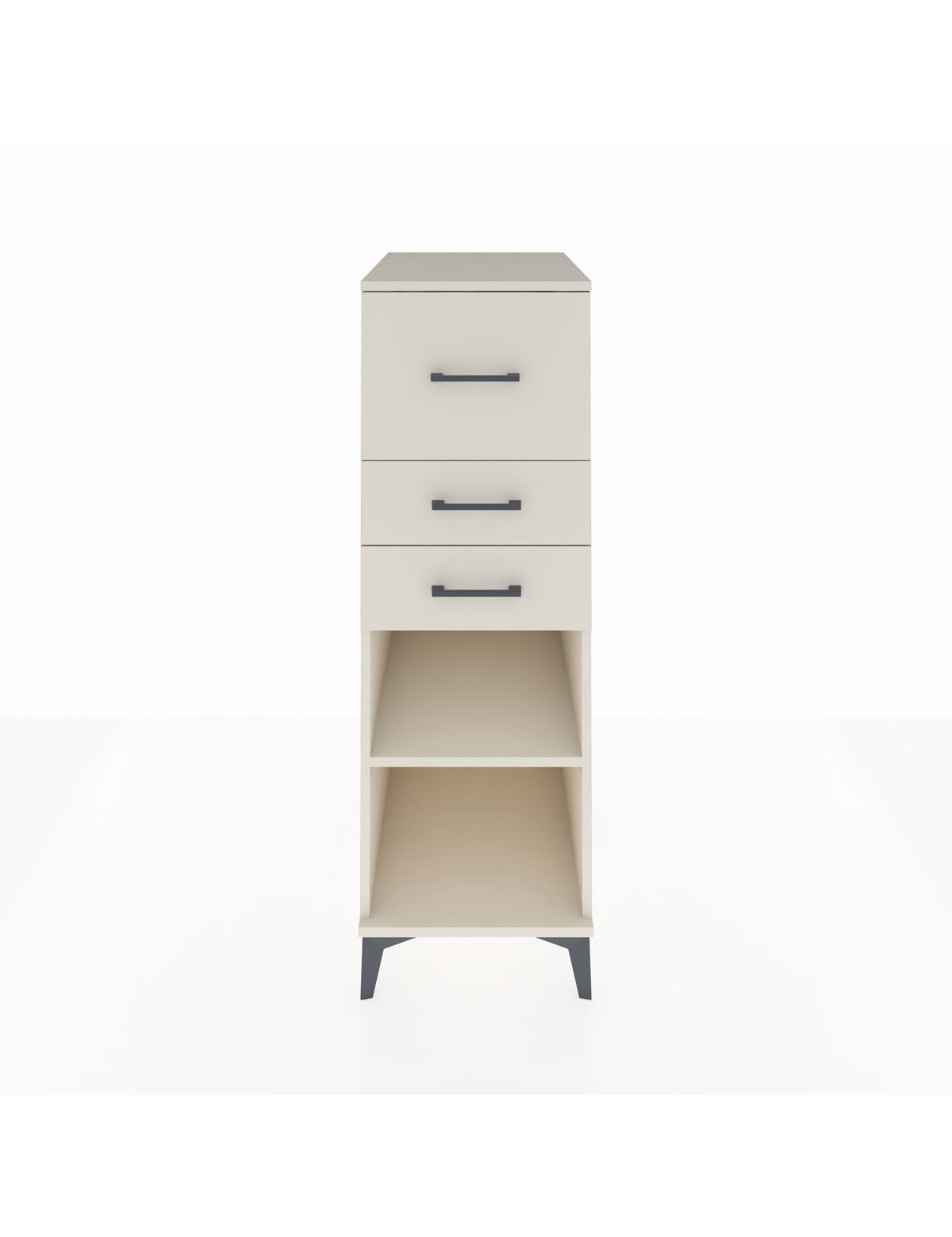 Kronos Dolap Tek Raflı 3 Çekmeceli 44x59x134 Aytaşı-Aytaşı