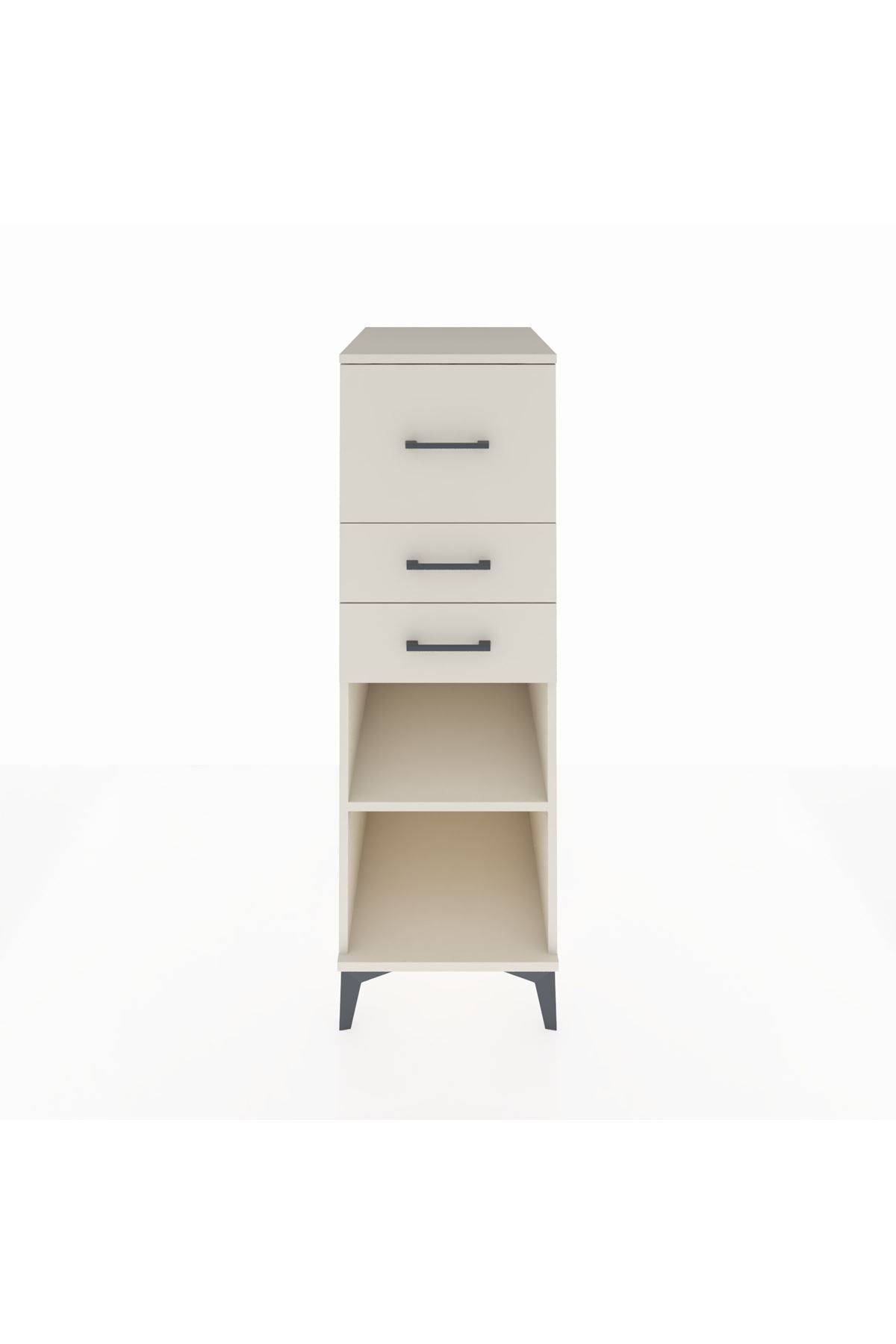 Kronos Dolap Tek Raflı 3 Çekmeceli 44x59x134 Aytaşı-Aytaşı