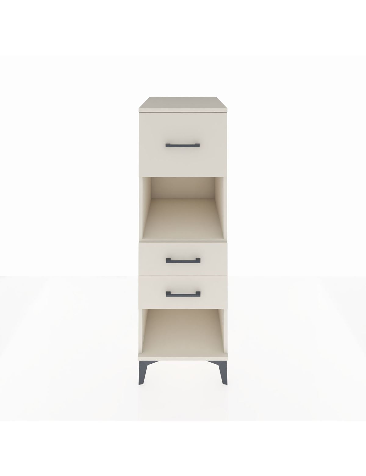 Kronos Dolap Tek Raflı 3 Çekmeceli 44x59x134 Aytaşı-Aytaşı