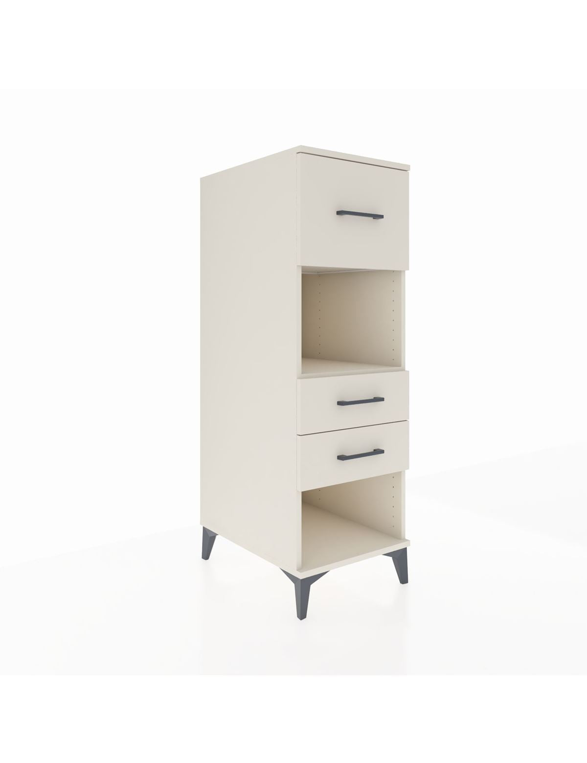 Kronos Dolap Tek Raflı 3 Çekmeceli 44x59x134 Aytaşı-Aytaşı