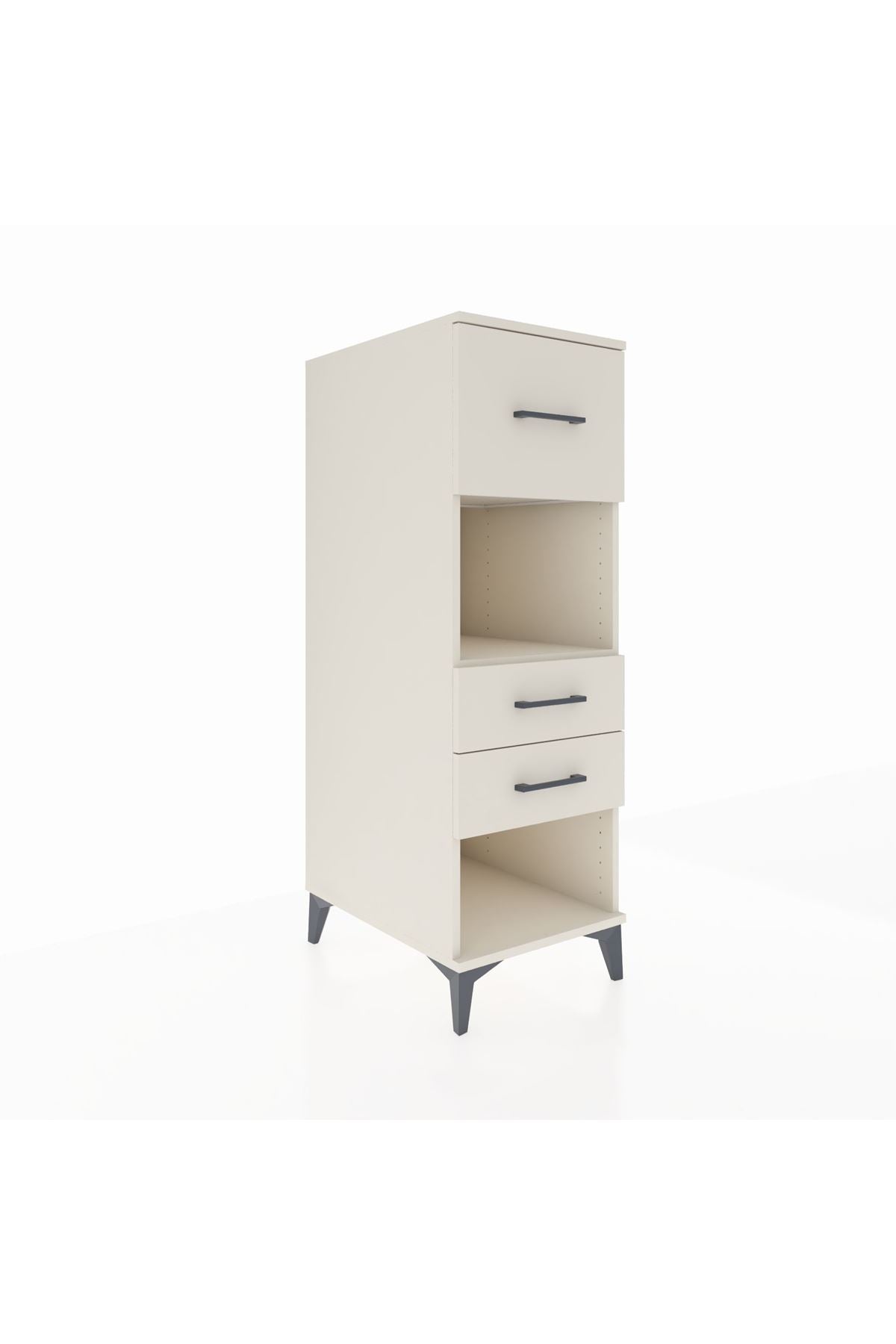 Kronos Dolap Tek Raflı 3 Çekmeceli 44x59x134 Aytaşı-Aytaşı