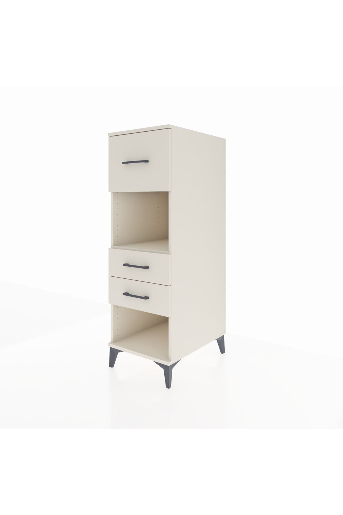Kronos Dolap Tek Raflı 3 Çekmeceli 44x59x134 Aytaşı-Aytaşı