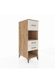 Kronos Dolap Tek Raflı 3 Çekmeceli 44x59x134 Çam-Aytaşı