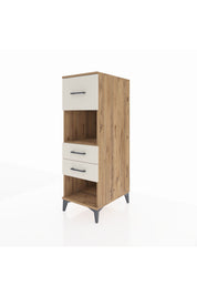 Kronos Dolap Tek Raflı 3 Çekmeceli 44x59x134 Çam-Aytaşı