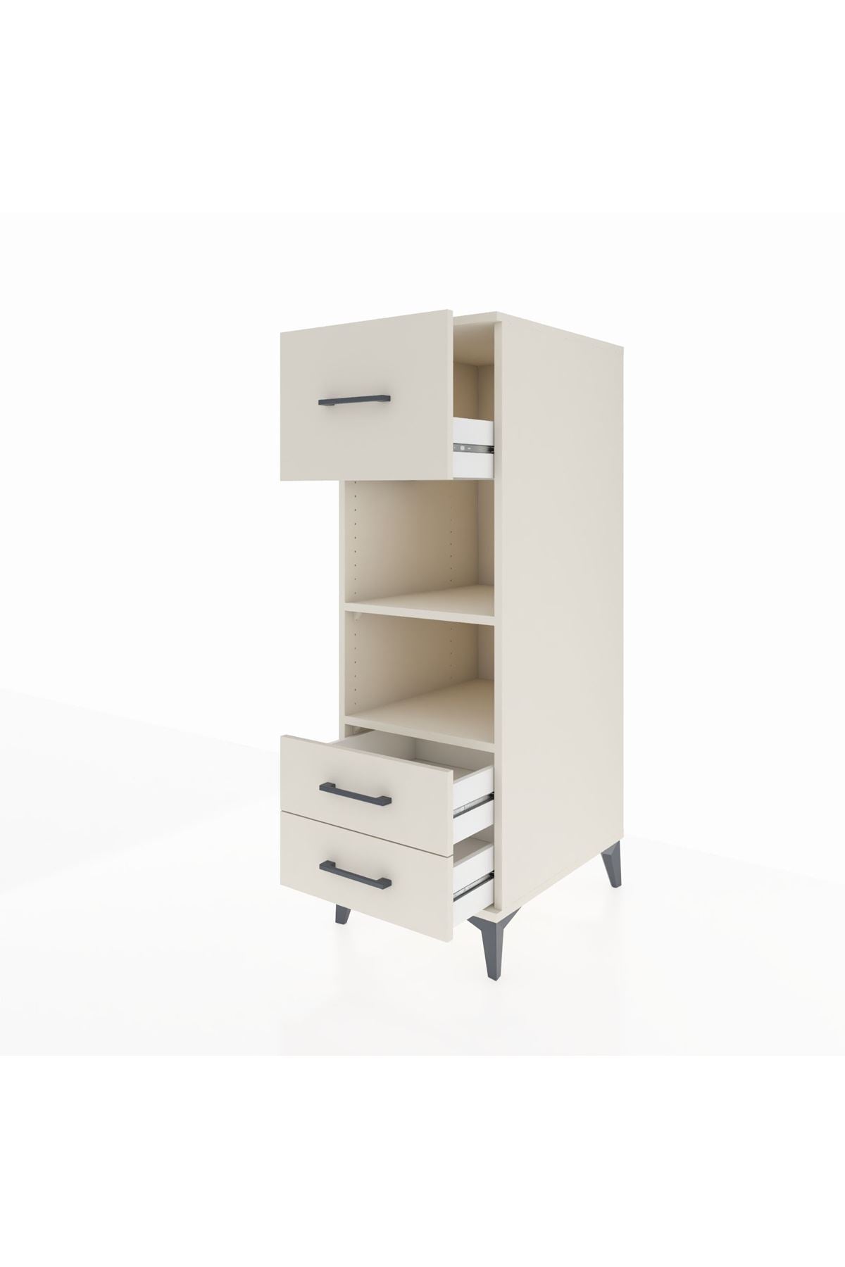 Kronos Dolap 2 Raflı 3 Çekmeceli 44x59x134 Aytaşı-Aytaşı