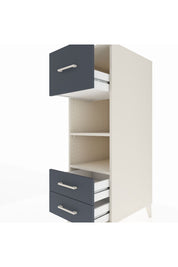 Kronos Dolap 2 Raflı 3 Çekmeceli 44x59x134 Aytaşı-Antrasit