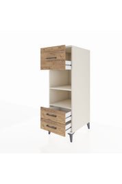 Kronos Dolap 2 Raflı 3 Çekmeceli 44x59x134 Aytaşı-Çam