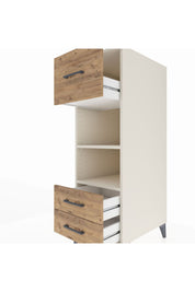 Kronos Dolap 2 Raflı 3 Çekmeceli 44x59x134 Aytaşı-Çam